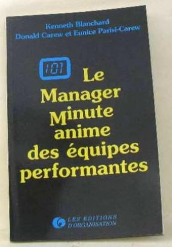livre Manageur Minute Anime Equipes