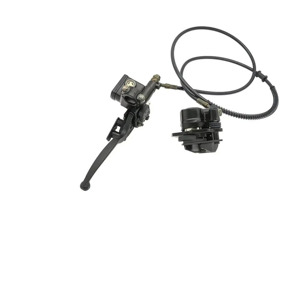 Left Rear Hydraulic Brake Master Caliper Assembly Compatible with Most Bikes ATV Quad 110cc 125cc 140cc