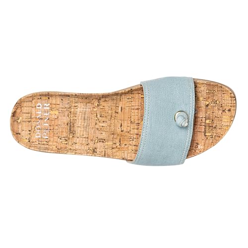 Image of Donald Pliner Women's Farrah Slide Sandals, Women's Summer Sandals, 1,25 inch Slip-On Sandals for Women