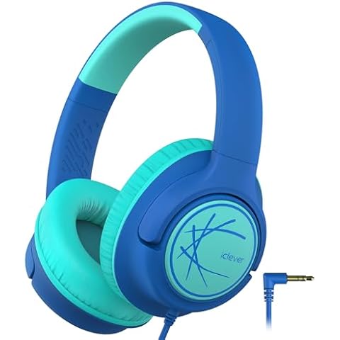 iClever Kids Headphones with Safe Volume Limit Cover