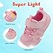 LeIsfIt Baby Shoes Boys Girls First Walking Shoes Non-Slip Toddler Breathable Sneakers Infant Sneakers Pink 5-6 Toddler