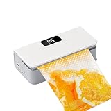 Mini sellador bolsas | Sellador térmico recargable cortador | Máquina selladora térmica con pantalla LED potencia 6 engranajes | Resellador bolsas Plástica sellado térmico para papas fritas