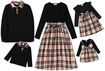 PATPAT Family Matching Outfits Mommy and Me Dresses Matching Set ...