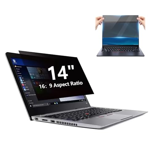 Laptop Privacy Screen 14 Inch 16:9 Computer Privacy Protector Film Compatible with Lenovo/Hp/Dell/Acer/Asus/Thinkpad/Envy/Xps/Toshiba, Double-Sided Anti-Blue Light Anti-Glare(WxH: 310 mm x 174 mm) Laptop Privacy Screen 14 Inch 16:9 Computer Privacy Protector Film Compatible with Lenovo/Hp/Dell/Acer/Asus/Thinkpad/Envy/Xps/Toshiba, Double-Sided Anti-Blue Light Anti-Glare(WxH: 310 mm x 174 mm)