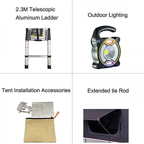 Carpa de Techo Dura Impermeable GeRRiT para Camping 2-3 Personas miniatura 7