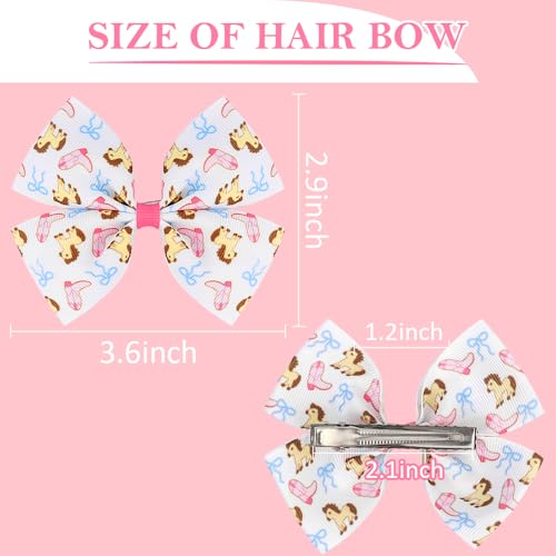 Pinzas para cabello Ahoney Western Cowgirl 3.5 pulgadas miniatura 4