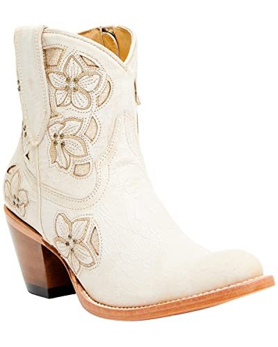Shyanne Women's Lily Floral Embroidered Western Fashion Booties Round Toe - Bswsp22l20