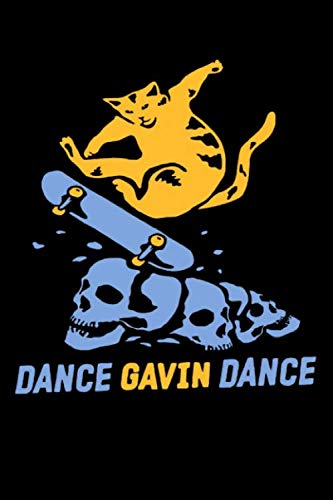 Dance Gavin Dance Graphic Design: Dance Gavin Dance Daily Planner Lined Notebook / Journal / Diary Gift, 120 blank pages, 6×9, Matte Finish cover