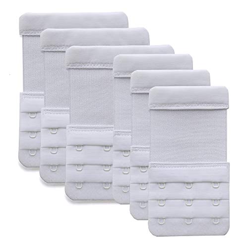 Image of Women Bra Extender 2 Hook Soft Elastic Bra Extension Extenders Pack of 3