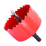 broca 75mm ✔ La sierra perforadora necesita solo 1 paso para cortar a través de tachuelas; estas sierras perforadoras son ideales para trabajar donde se necesita alto rendimiento y precisión. Excelente para cortar madera, plástico, metal mecanizable, madera incrustada de clavos, madera contrachapada, tuberías y acero.