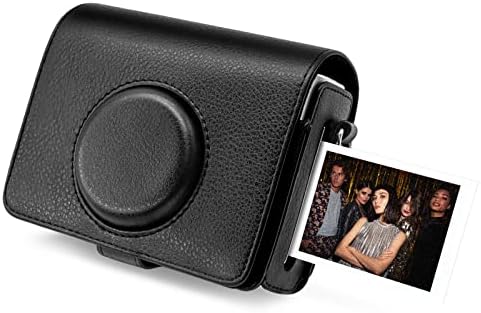 MUZIRI KINOKOO Fuji Mini EVO Case, Mini EVO Camera Case Clear Compatible for Fuji Mini EVO Camera with Adjustable Shoulder Strap Transparent