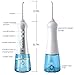 Water Flosser Professional Cordless Dental Oral Irrigator - 300ML Portable and Rechargeable IPX7 Waterproof 3 Modes Water Flosser with Cleanable Water Tank for Home and Travel, Braces & Bridges Care