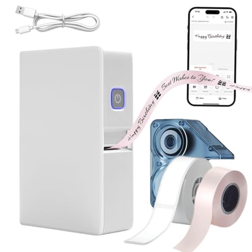 Fabricant d'étiquettes portable à transfert thermique et connexion Bluetooth