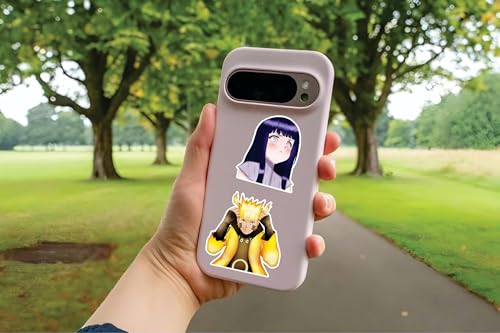 Image of AnimeVerse Pack of 50 Naru Anime Stickers for Laptop, Phone, Guitar, Bike, PC, | Waterproof Glossy Vinyl Decals | Residue-Free Anime Stickers Collection (Naruto Shippuden)