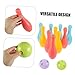 Hemoton Boys and Girls Sports Game Toys Boys and Girls Bowling Balls Abs Material Play