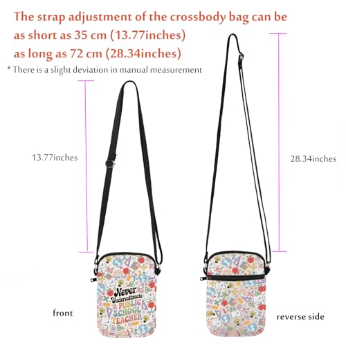 KUIYAI Protect Public Education Crossbody Bag Best Teacher Appreciation Gift Education Professionals Bag For Educator3
