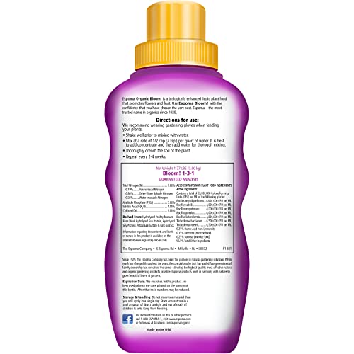 Espoma Organic Bloom concentrado líquido 16 oz, pack 2 miniatura 2