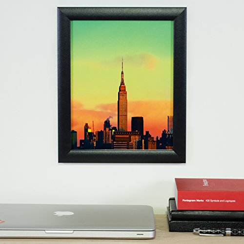 Craig Frames 1WB3BK 24 by 28-Inch Picture Frame, Smooth Wrap Finish, 1-Inch Wide, Black by Craig Frames - Image 2