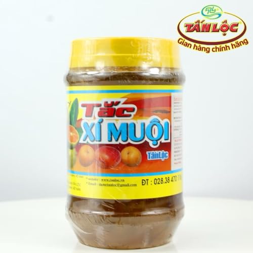 Vietnamese Preserved Kumquat in Sweet & Salty Syrup – Tan Loc Tac Xi Muoi, Traditional Fruit Preserve, 580g