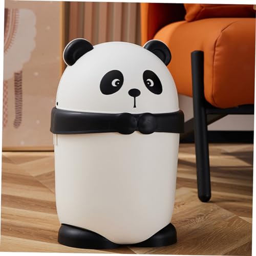 Caneca de basura rectangular PRETYZOOM multiuso con tapa miniatura 6