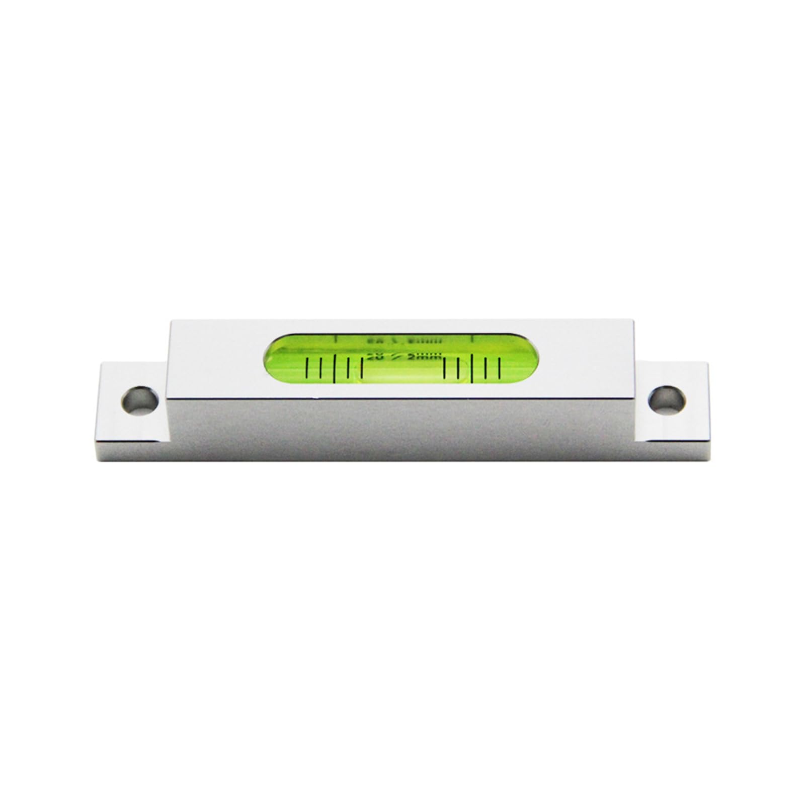 Hsioluted Silver Green Ergonomic Portable 90Mm Professional Bubble Leveler Gauge In Black Silver Color For Accurate Measurement In Any Environment Portable Pocket Leveler Gauge