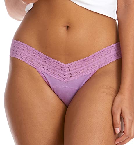 Thong Hanky Panky Dream coupe low rise anti-marques taille unique Berry Pie