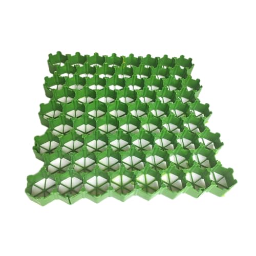 Caillebotis en plastique de 5 cm pour allée de garage et jardin en lot de 4 dalles