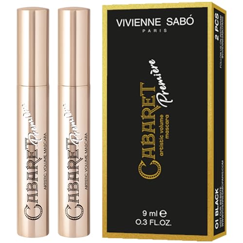 Vivienne Sabó Cabaret Premiere Black Mascara – Washable Defining & Curl