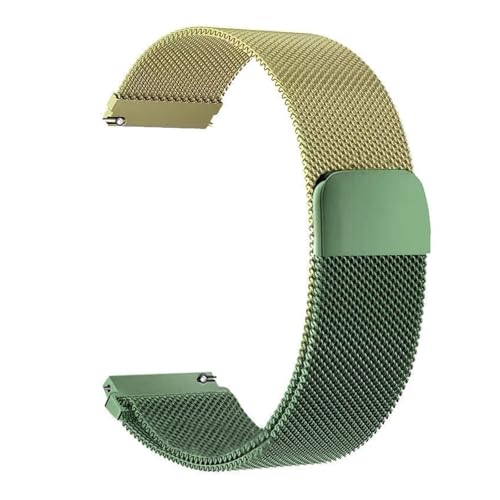 Pulsera milanesa de acero inoxidable para Huawei GT 4 y gama Galaxy Watch de 44mm
