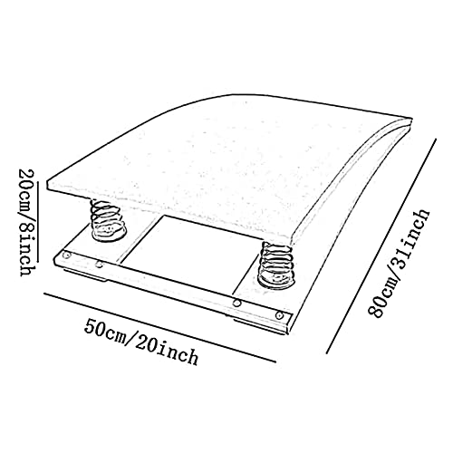 Tremplin de saut en bois tapis de tumbling planche élastique danse