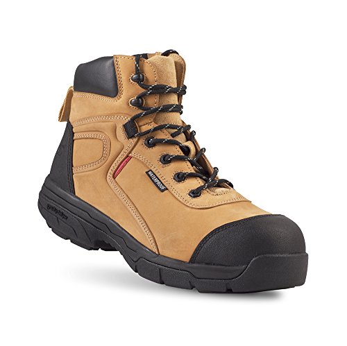 Gravity Defyer Madik Men's Tan Boots 10.5 Most Comfortable Work Boots for Plantar Fasciitis Shoes for Heel Pain