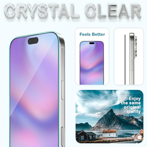 Image of ArmourPro Tempered Glass for iPhone 17 Pro - 9H Anti Scratch Screen Protector, Edge to Edge Coverage, HD Clarity, Smooth Touch, Case Friendly | Black, Pack of 2