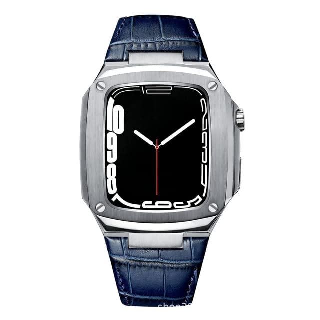 Bracelet cuir Apple Watch SE/6 : look luxe et boîtier robuste pour le bureau