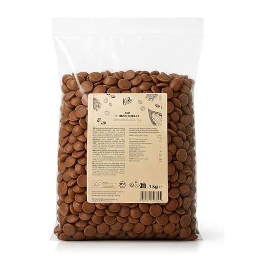 KoRo - Bio Choco Shells mit Datteln gesüßt 1 kg - Schokoladiger Geschmack - Ballaststoffquelle - Vegan - Knusprige Frühstückscerealien