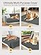 HezzLuv wasserdichte Hundedecke, Sofa Bettdecke Haustierdecke Anti-Rutsch Matte Möbelschutz, Waschbar, Kratzfest, Tierfellresistent, für Welpen, Große Haustiere, Hunde und Katzen (152x203cm)