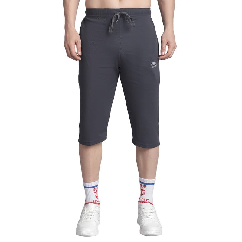 Mack Jonney Solid Regular Fit Polyster Lycra Capri for Men-P