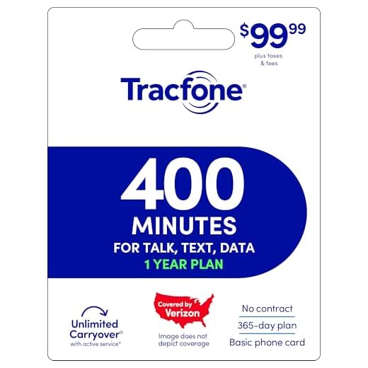 Tracfone $99.99 Annual Prepaid Card: 400 Talk Minutes / 365 Service Days (Basic Phones Only) [Physical Card]