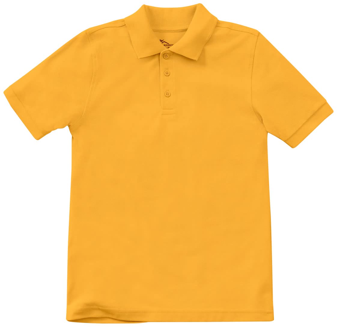 Classroom Uniforms for Boys and Girls Short Sleeve Pique Polo Shirt