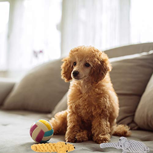 Balacoo 6 peças de brinquedos mastigáveis coloridos elefante leão Seastar filhote polvo em forma de