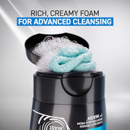 Image of Smart And Handsome Men Bright Charge Face Wash | Brightens Dull Skin | Instant Freshness | 150G | Anti-Pollution | Anti-Dullness | With Niacinamide | Reduces Dark Spots | For All Skin Types