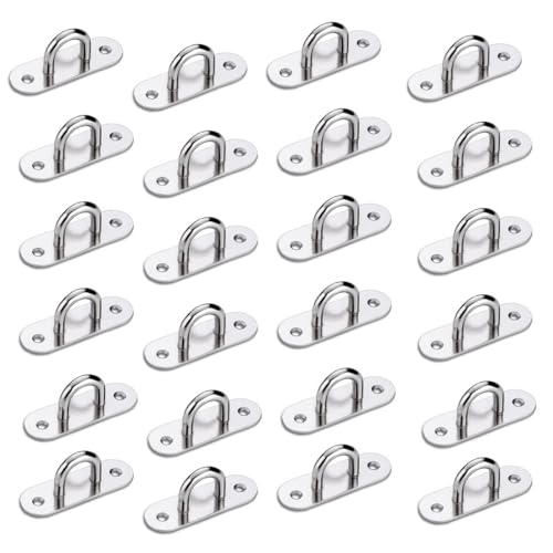 KQOZG 10 Piezas Placa de Anclaje de Acero