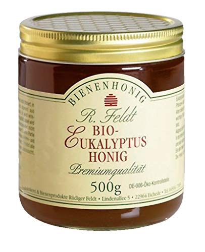 R. Feldt Honige BIO Eukalyptus Honig, mild-würziger Waldhonig, nicht wie Bonbons, 500g Cover