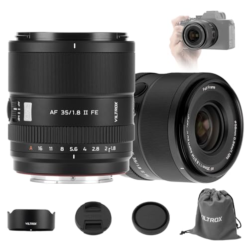Objectif plein format 35mm F1.8 Evo Viltrox haut de gamme APO-Design pour boîtiers hybrides Sony
