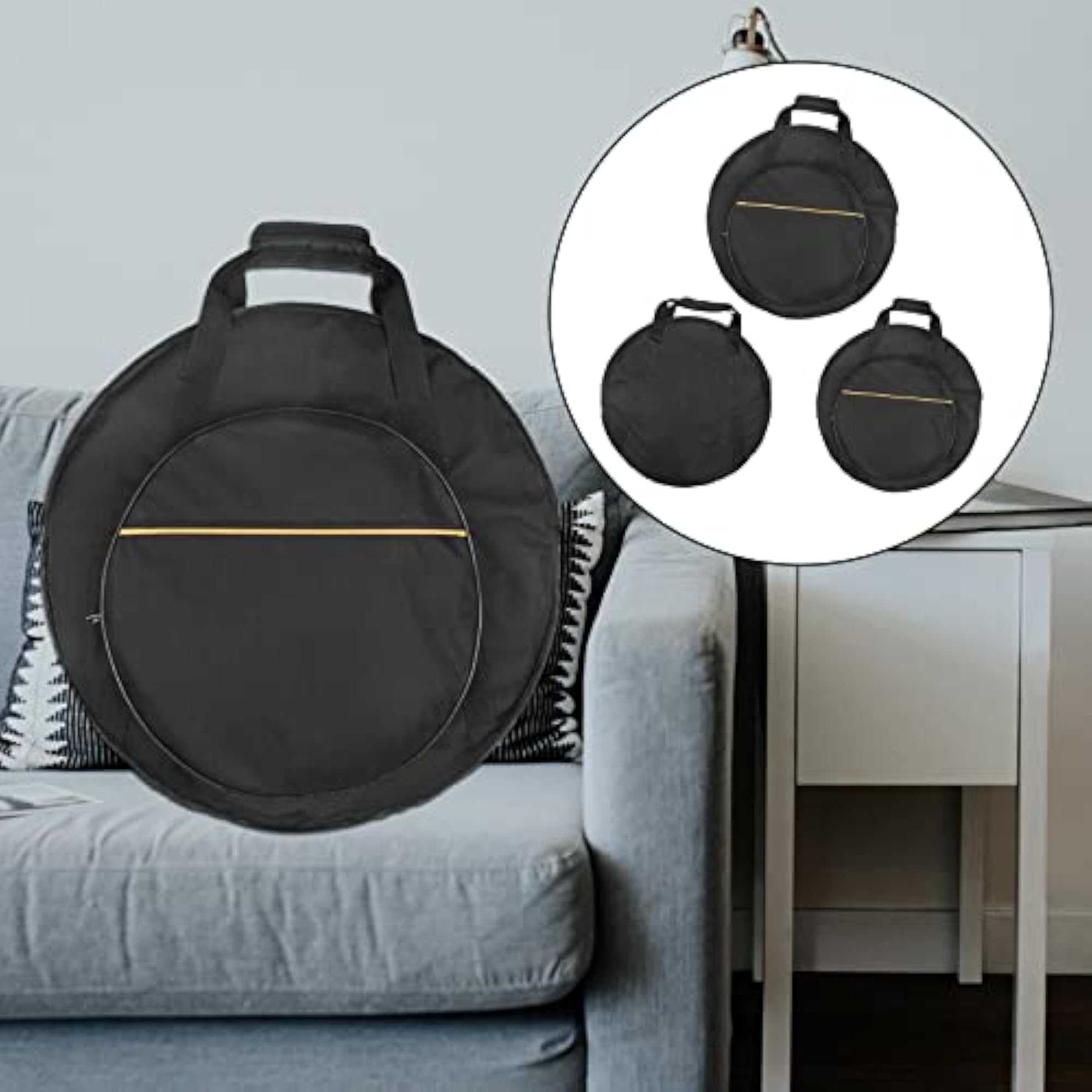 Oxford Cloth Cymbal Storage Bag, Durable Carrying Case