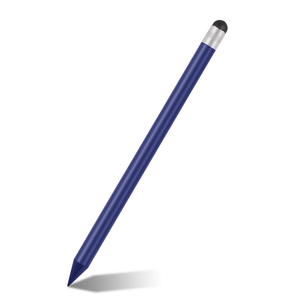 Stilo Touch Pen Universale Con Testina In Silicone - Cavo A Molla, Lega Di Zinco, Per Tablet E Smartphone