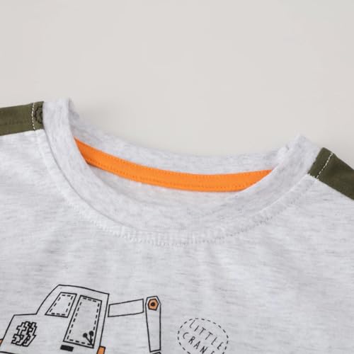 Image of Toddler Boy Clothes Kids Summer Cotton Outfits Shirt Short Sets Size 2-7