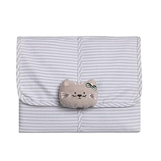 Trocador Porta Fraldas Portátil Papi Friends para Bebê 66cm X 40cm Contém 01 Un