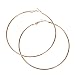 Produktbild Damen Creolen Ohrringe Leverback Modische Ohrringe - Schmuck Zubehör - Gold 95mm