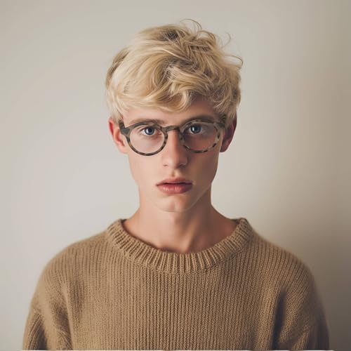 Image of LONDON MOLE Graduate blue light glasses | Round panto-style blue blockers | Anti-eyestrain | Unisex | Spring Hinges