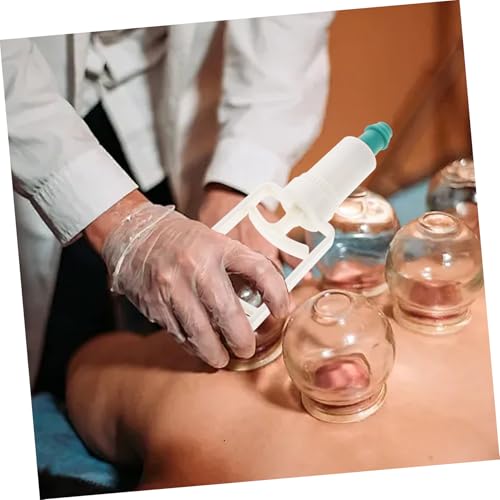 Bomba de ventosa manual OUNONA para terapia corporal, fácil de usar, equipo de ventosaterapia para el hogar y músculos miniatura 6